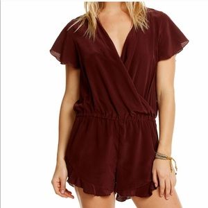 BNWT Chaser Silk Surplus Romper